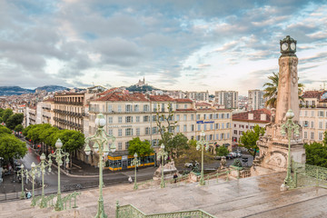 Wall Mural - Panoramic view of Marseille