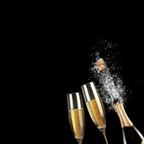 Fototapeta Panele - Champagner zum Fest