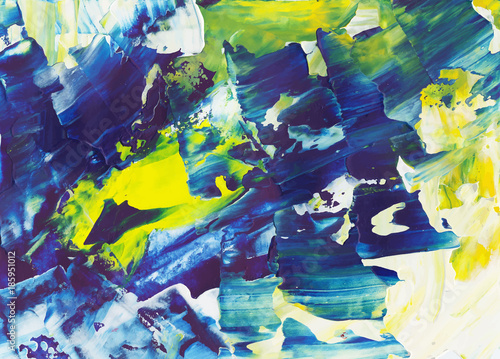 Hand Drawn Acrylic Painting Abstract Art Background Palette