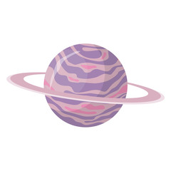 Wall Mural - Planet Flat Design
