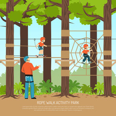 Poster - Rope Walk Park Background