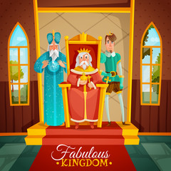 Poster -  Fabulous Kingdom Cartoon Illustration