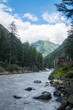 View of River in the Midst of the Himalayas at Kasol, India