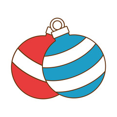 Sticker - christmas ball hanging icon