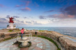 Lookout at Lindesnes Lighthouse in Norway