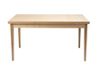 © dohee - solid wood table isolated on the white background.