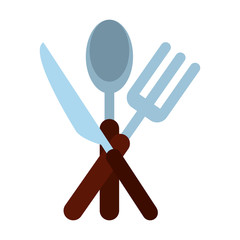 Wall Mural - Restaurant cutlery symbol icon vector illustration graphic design