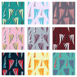© gorovits - Set of patterns icons .Collection of swatches memphis patterns - seamless. Retro fashion style 80-90s. Abstract patters for wall
