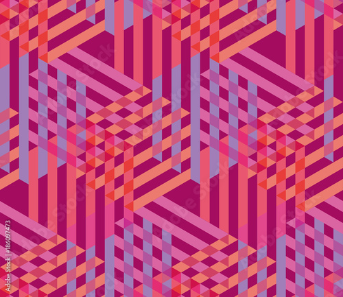 Concept pink seamless geome...