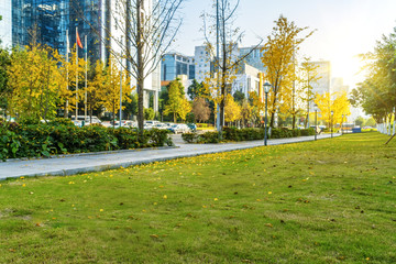 Leinwandbilder - Commercial office in the park in Chongqing, China