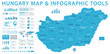 © Porcupen - Hungary Map - Info Graphic Vector Illustration