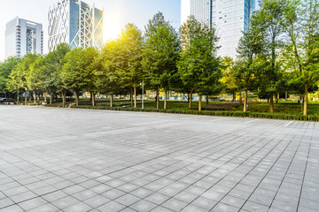 Canvas Print - City commercial buildings in chongqing,china