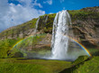 Seljalandsfoss rainbow