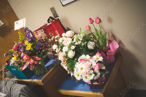 Flowers In Hospital Room Stock Photo Adobe Stock
