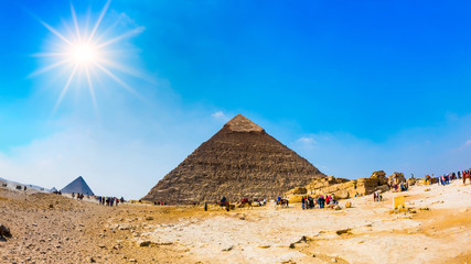 Wall Mural - Great Pyramids of Giza, Egypt