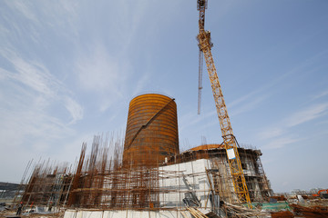 Wall Mural - Construction site, is under construction