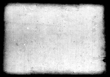 Abstract Dirty Or Aging Film Frame. Dust Particle And Dust Grain Texture Or Dirt Overlay Use Effect For Film Frame With Space For Your Text Or Image And Vintage Grunge Style.