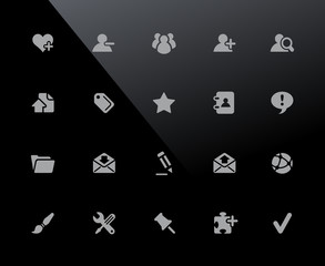 Wall Mural - web icons // 32px series - vector icons adjusted to work in a 32 pixel grid.
