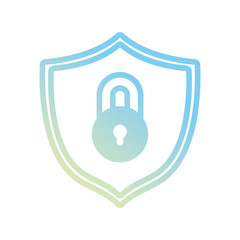 Poster - Shield security symbol