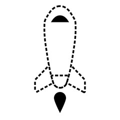 Sticker - Start up rocket symbol