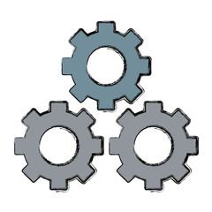 Wall Mural - Gears machinery pieces