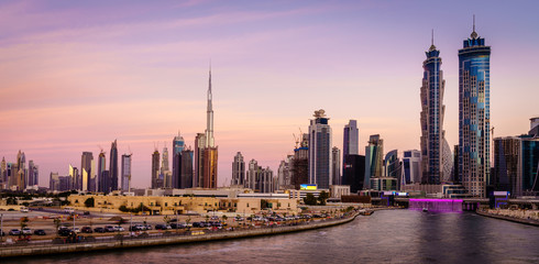 Sticker - Dubai downtown skyline