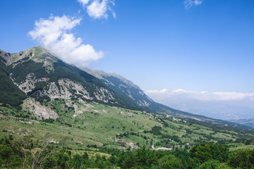 Poster - Mountain Peak Majella Abruzzo Italy