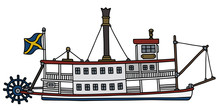 The Classic Steam Paddle Riverboat