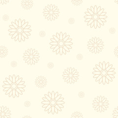 Poster - Traditional floral seamless pattern