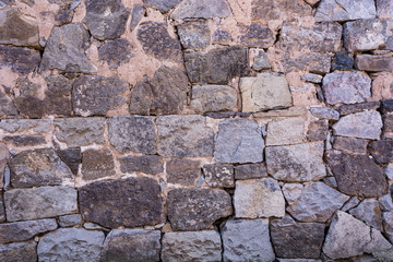 Sticker - Stone wall background.