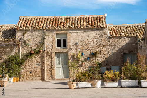 Houses In Marzamemi Pachino Syracuse Sicily Island Italy Buy This Stock Photo And Explore Similar Images At Adobe Stock Adobe Stock
