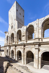 Poster - Roman amphitheatre in Arles, France