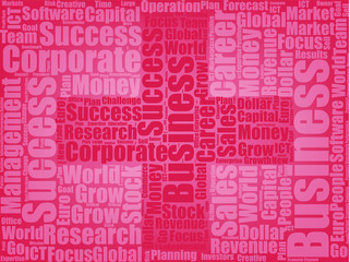 business word cloud design