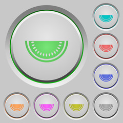 Poster - Slice of watermelon push buttons