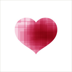 Aufkleber - Vector abstract heart.