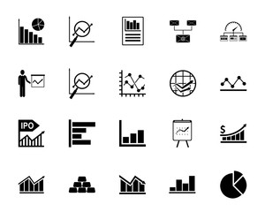 Poster - Diagram icon set