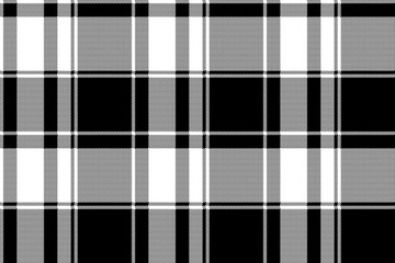 Black white check pixel pattern seamless plaid