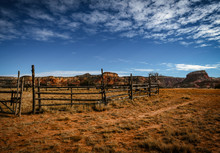 Ghost Ranch Corral Landscape