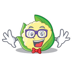 Sticker - Geek cauliflower character cartoon style