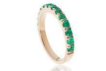 Emerald Ring And Jewelry With Gemstones