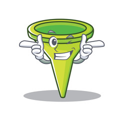 Sticker - Wink funnel character cartoon style