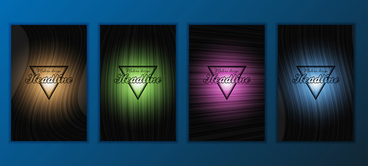 Wall Mural - Modern Vector abstract brochure, report or flyer design template