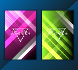 Wall Mural - Modern Vector abstract brochure, report or flyer design template