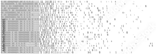 Binary code digital technology. Data Sorting. From Chaos to System ...