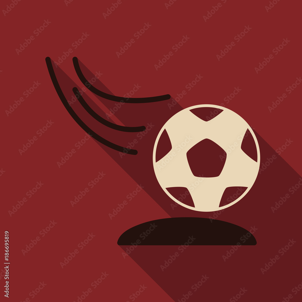 Soccer ball icon. Soccer ball Vector isolated on background. Flat vector illustration in EPS 10
