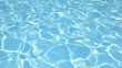 © peangdao - Blue and bright water in swimming pool with sun reflection, Motion of ripple water and gentle wave in pool