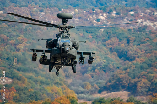 Fotografía Apache Helicopter Hovering