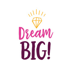 Wall Mural - Dream Big Lettering