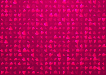 Wall Mural - smooth line hearts background. style romantic shine blur love pattern