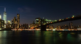 Fototapeta  - Brooklyn Bridge Over The Night